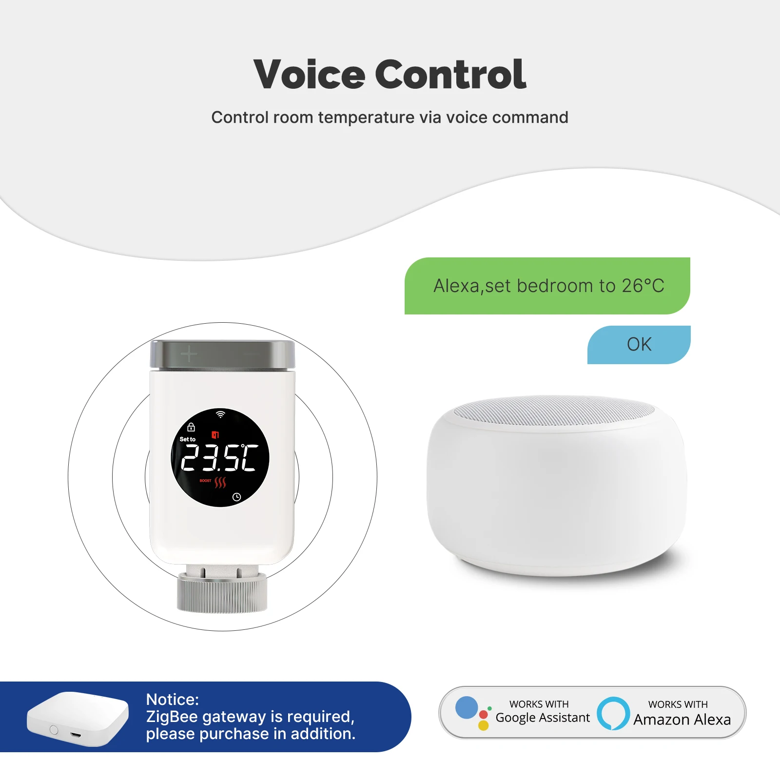 MOES Tuya Smart Zigbee Thermos - Wifi Radiator Valve Thermostat review and price