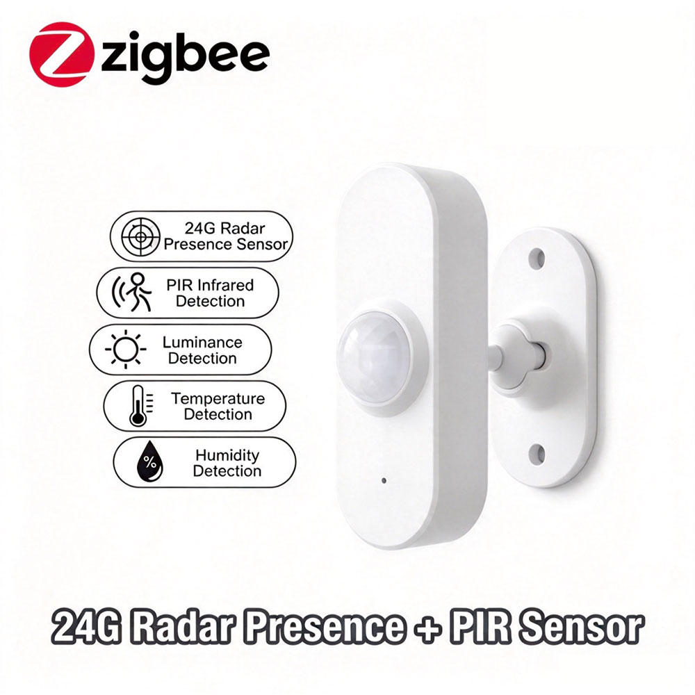 Zigbee 24G Radar Human Presenc - Zigbee Temperature Humidity Sensor review and price