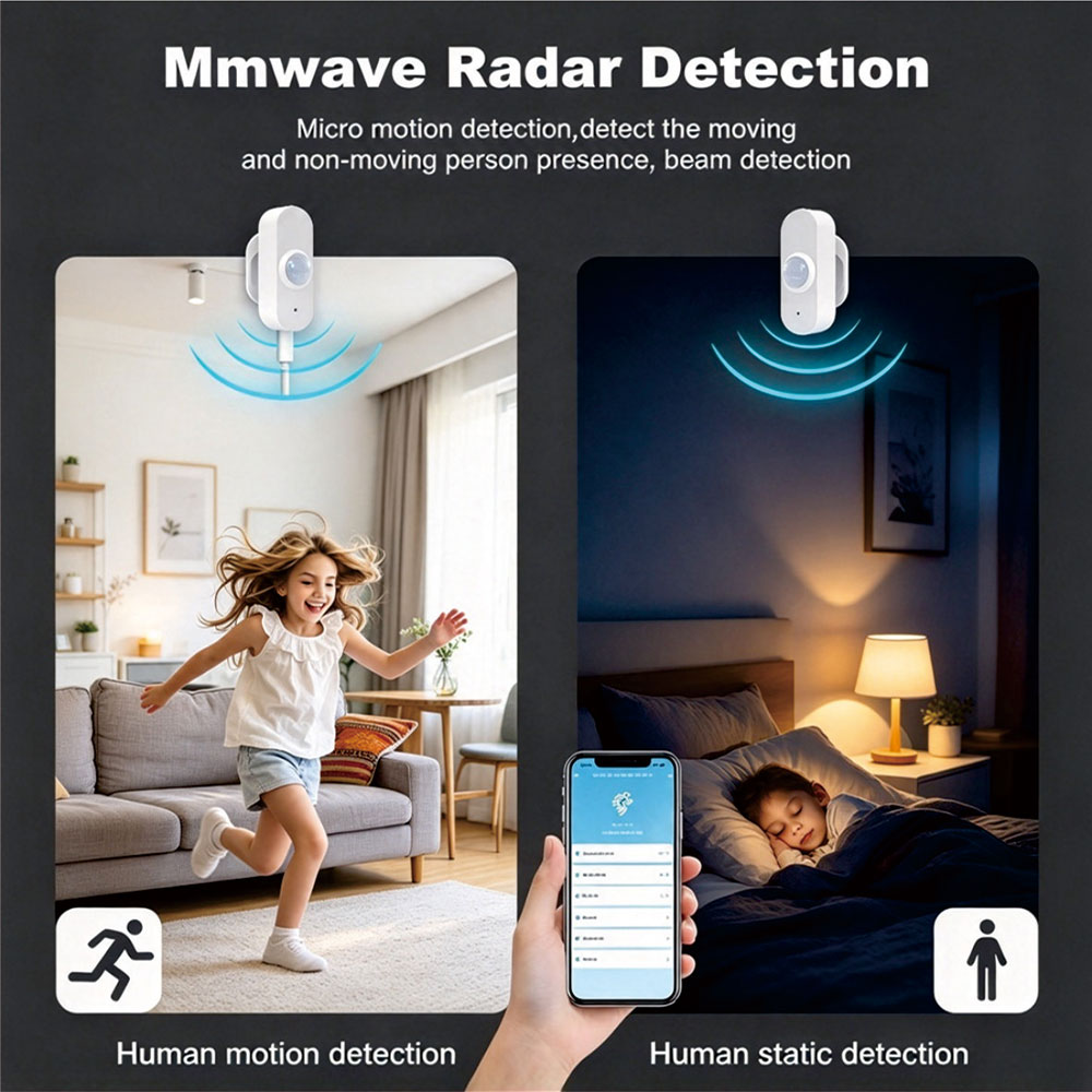 Zigbee 24G Radar Human Presenc - Zigbee Temperature Humidity Sensor review and price