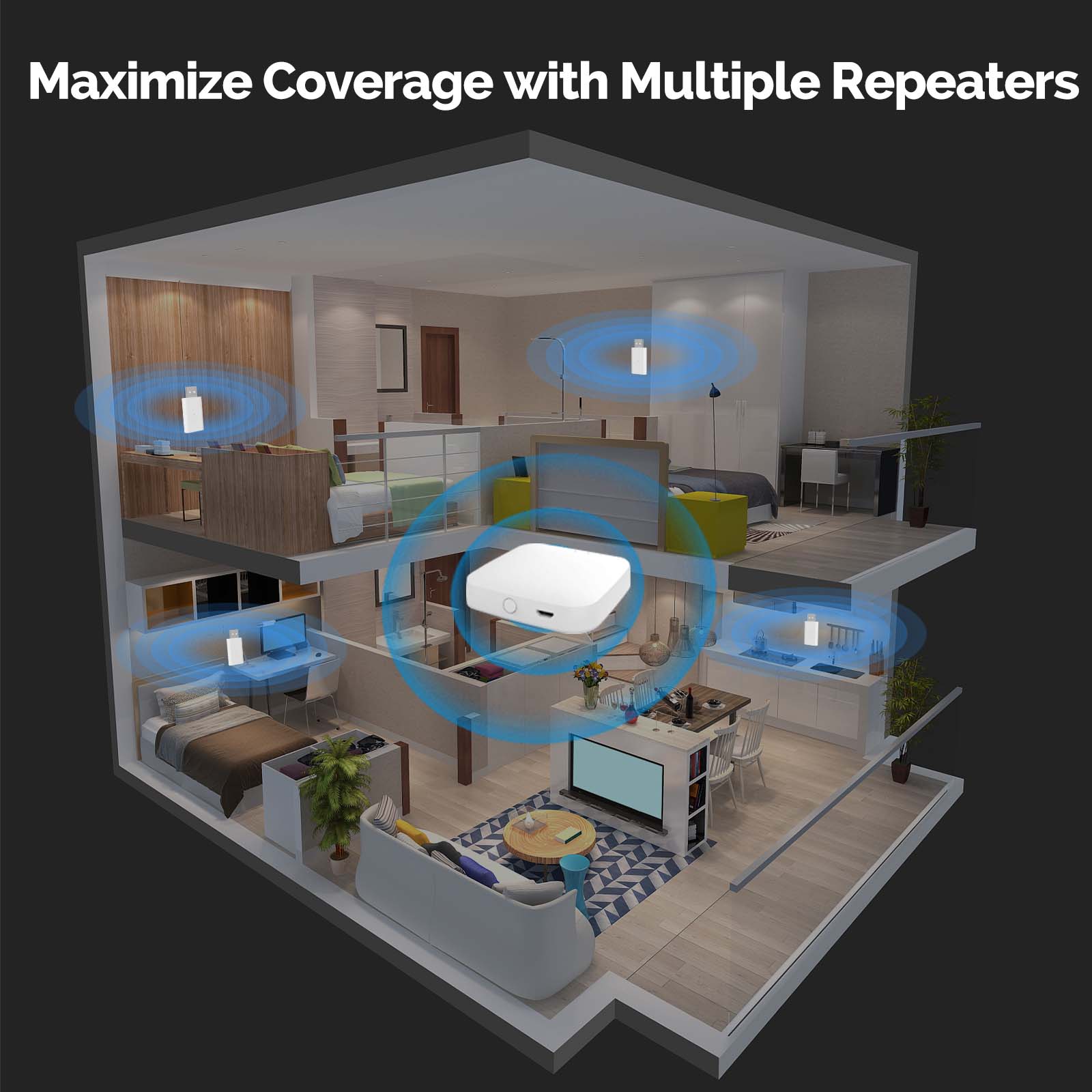 MOES Tuya ZigBee3.0 Signal Rep - Zigbee Repeater Signal Extender review and price